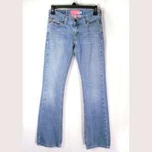 Hollister Stretch Jeans Size 0 Distressed Cuffs